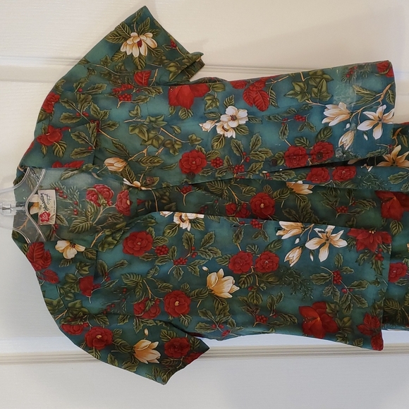 Tropical Hawaiian Holiday 2-pc Sheath Dress Sz Small EUC - Picture 9 of 15